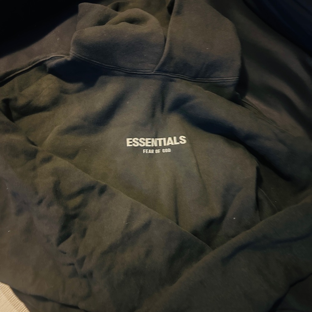 Essentials Fear of God Charcoal Hoodie